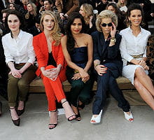 stars defile burberry prorsum pret a porter automne hiver 2013 2014