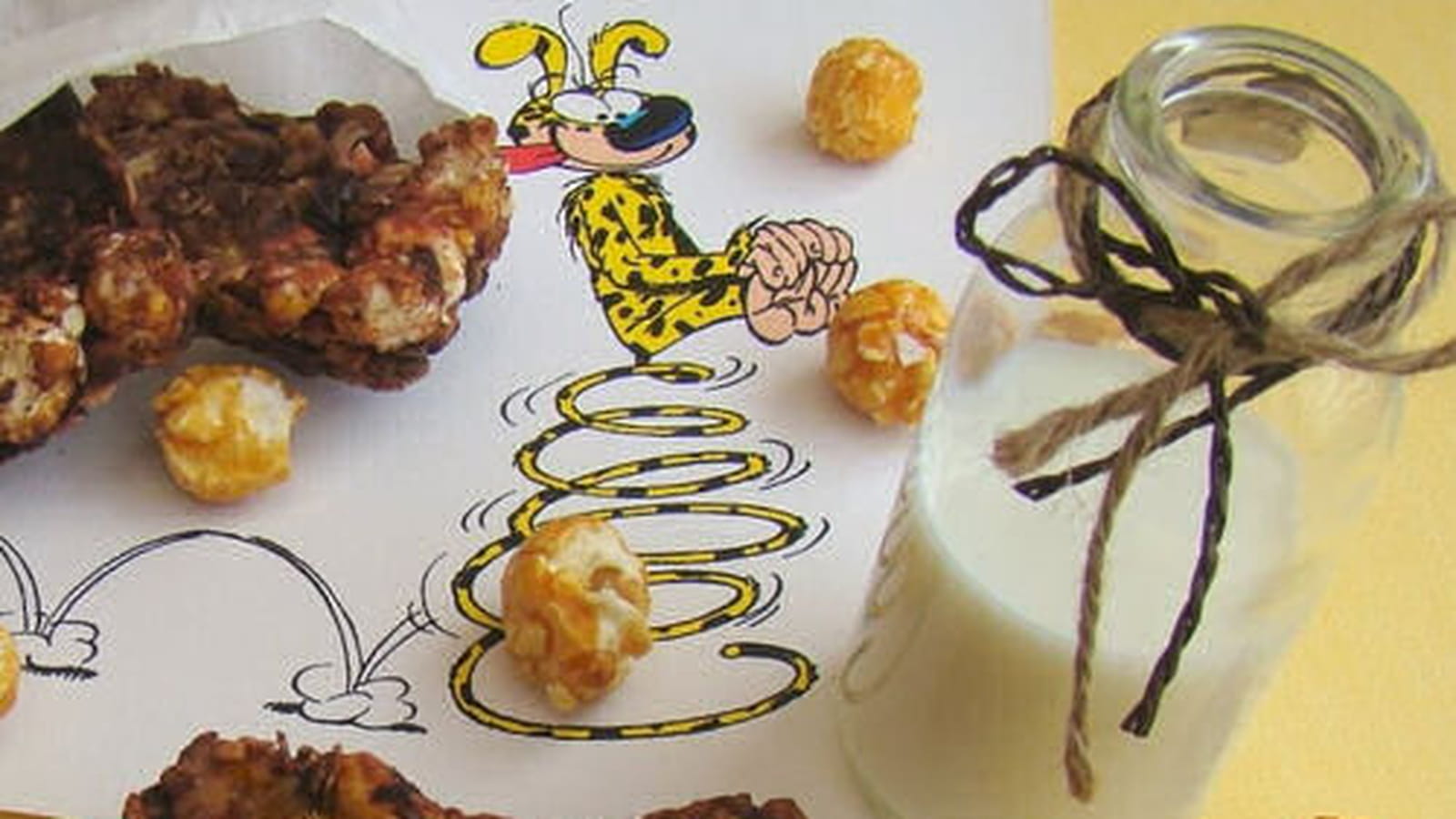 Barres au muesli et pop corn