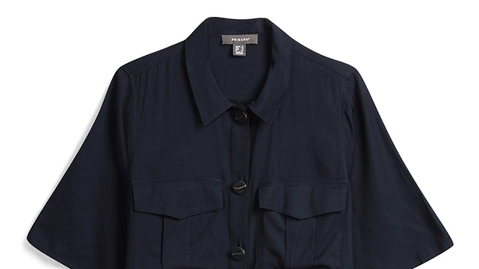 Chemise utilitaire bleu marine