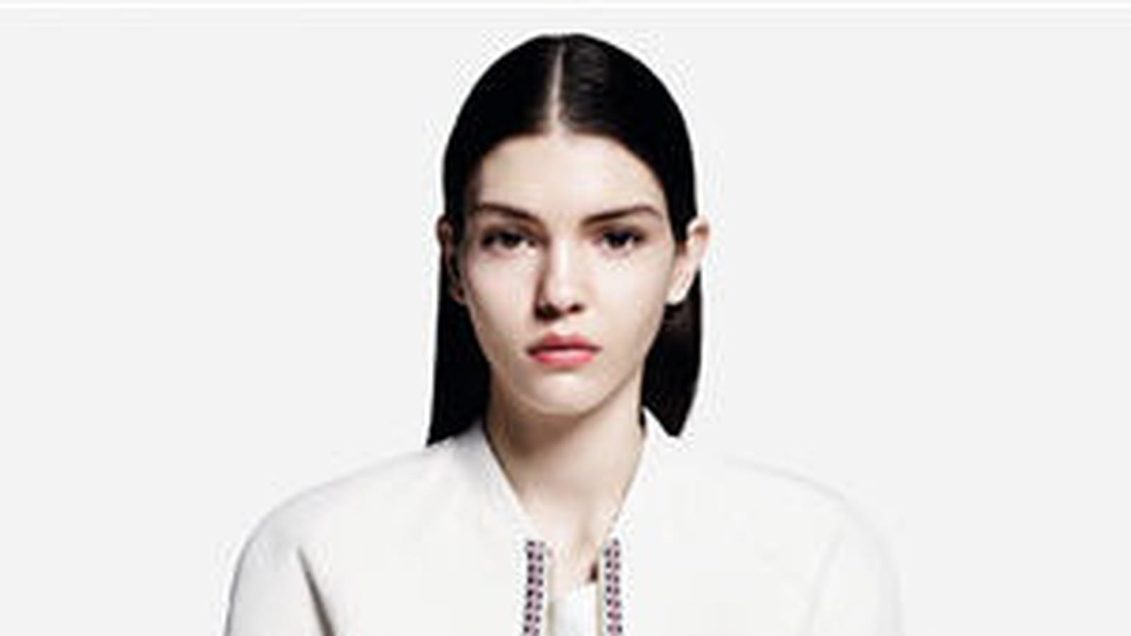 Veste en coton blanc de Pull & Bear