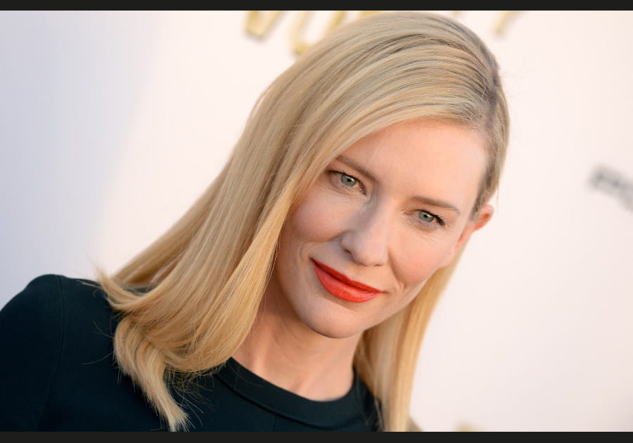 La bouche flashy de Cate Blanchett