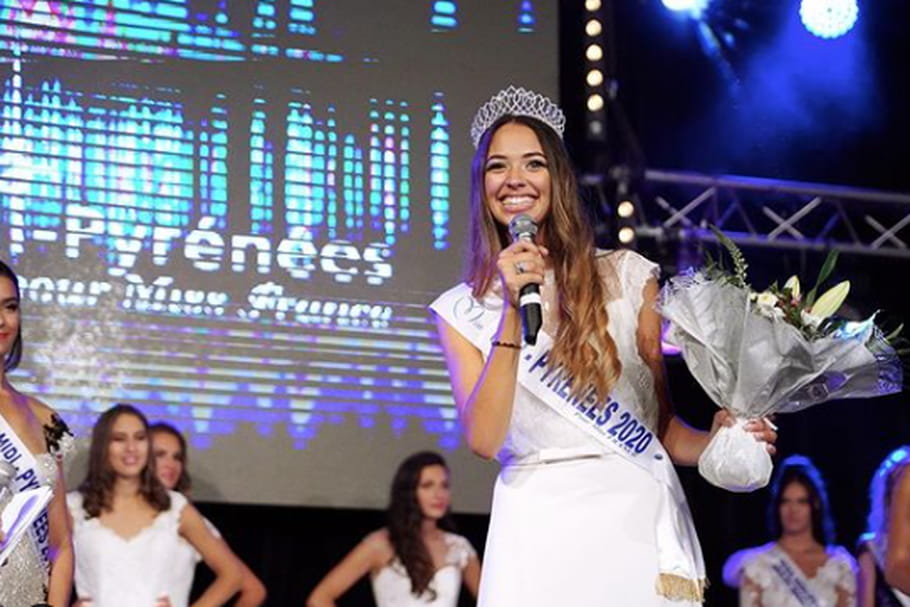 Emma Arrebot-Natou, élue Miss Midi-Pyrénées 2020 après une éviction...