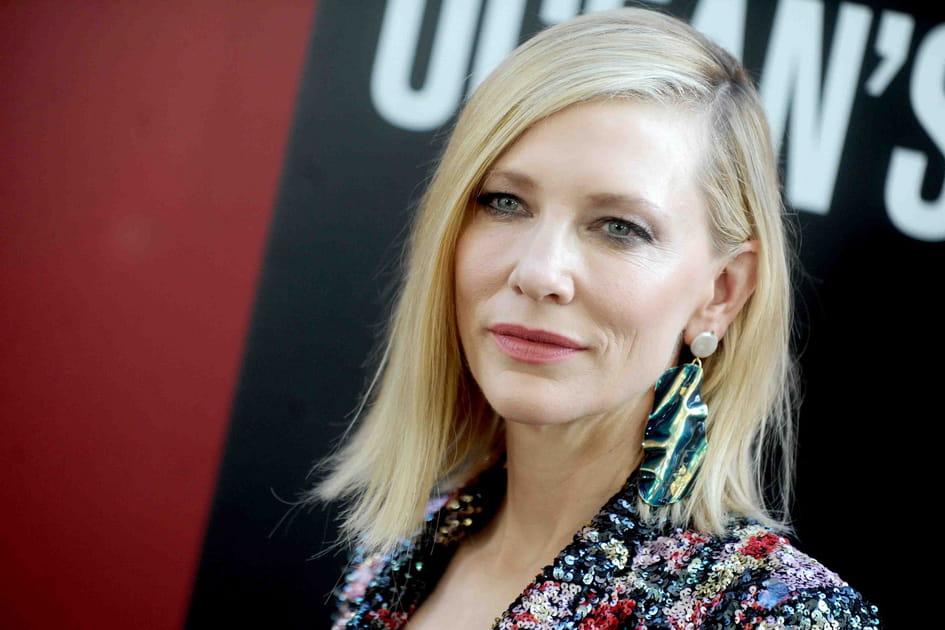 Cate Blanchett, sage avec son blond presque imperceptible