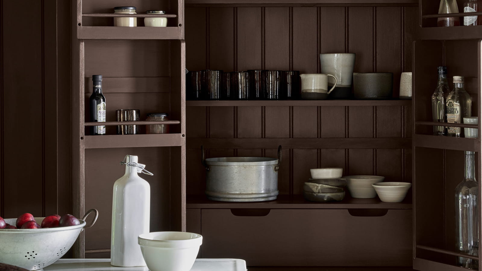 Cuisine marron 