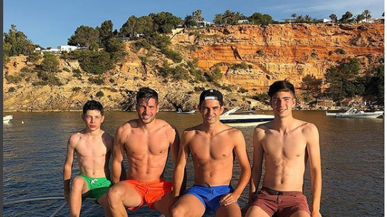 Les quatre fils de Zinédine Zidane