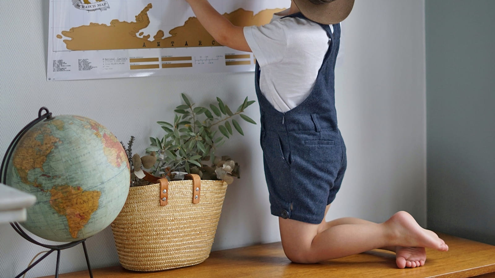 Carte du monde à gratter