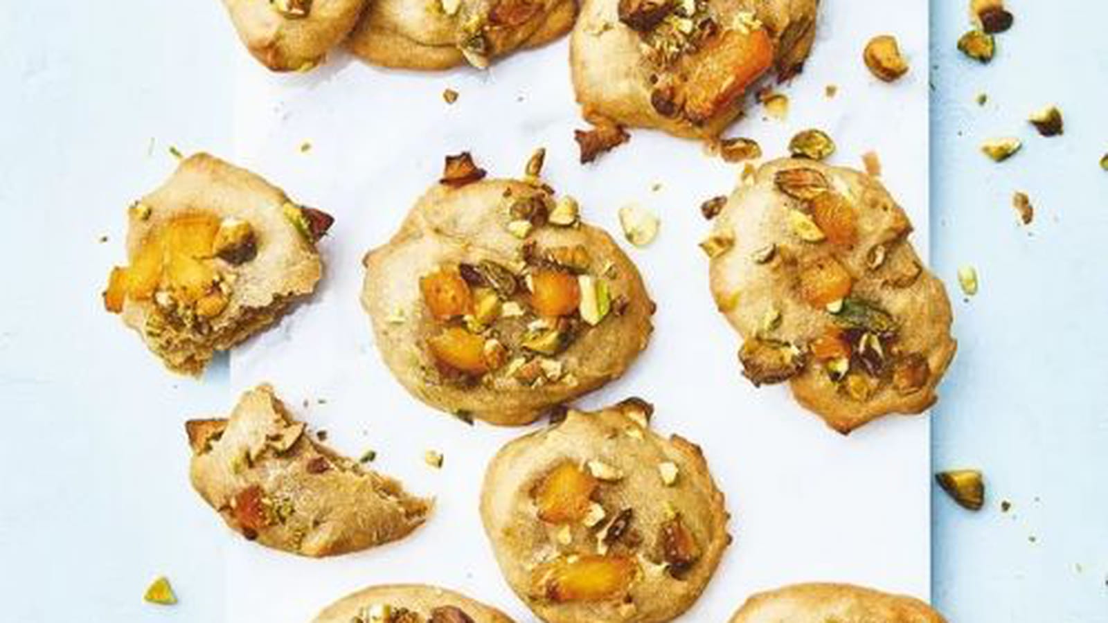 Cookies pistache et abricot
