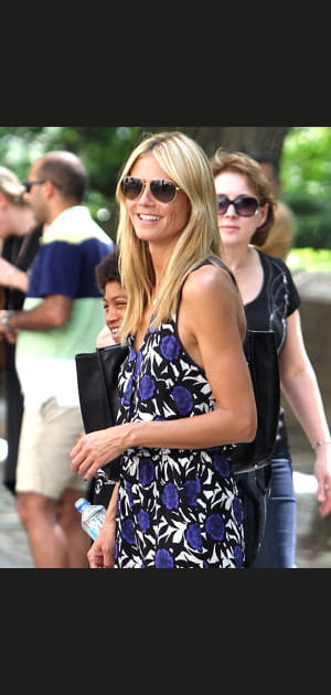 Le bronzage sunny d'Heidi Klum