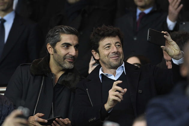 Patrick Bruel et Ary Abittan en selfie