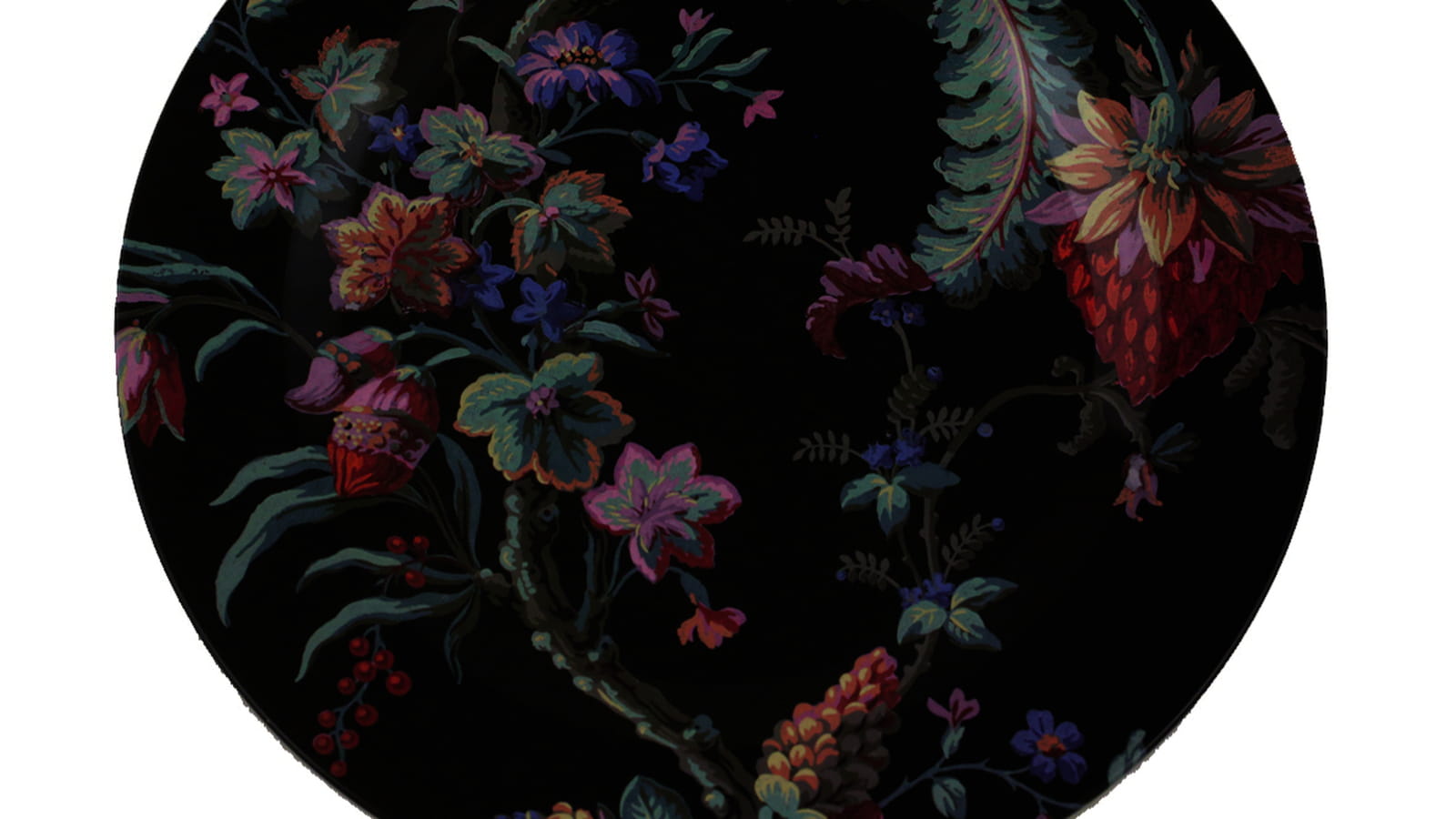 Assiette à fleurs