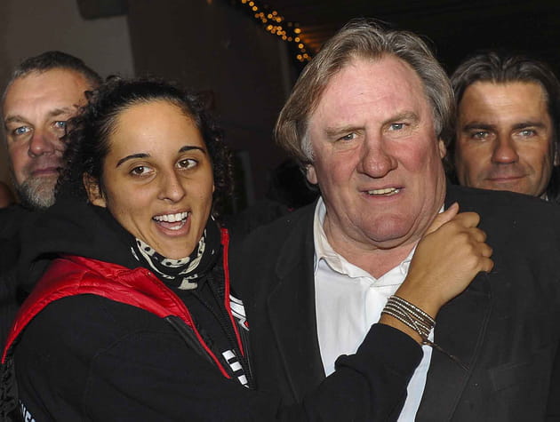 Gerard Depardieu et sa fille Roxane