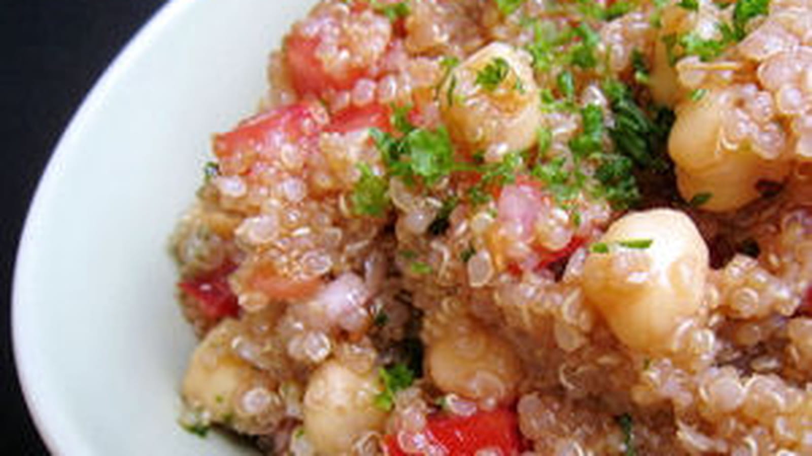 Salade de quinoa aux pois chiches