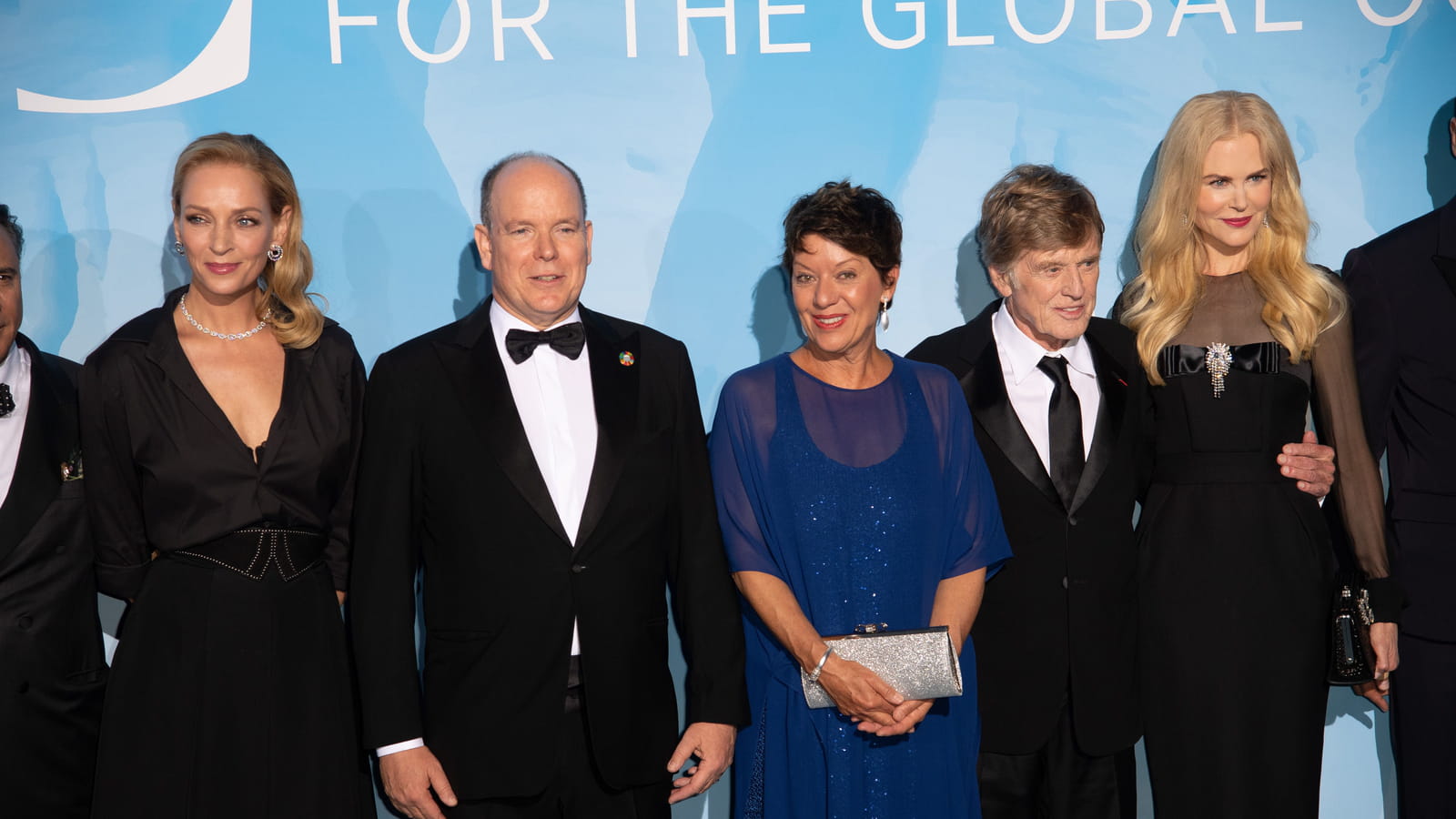 Uma Thurman, le prince Albert II, Sibylle Szaggars, Robert Redford et Nicole Kidman