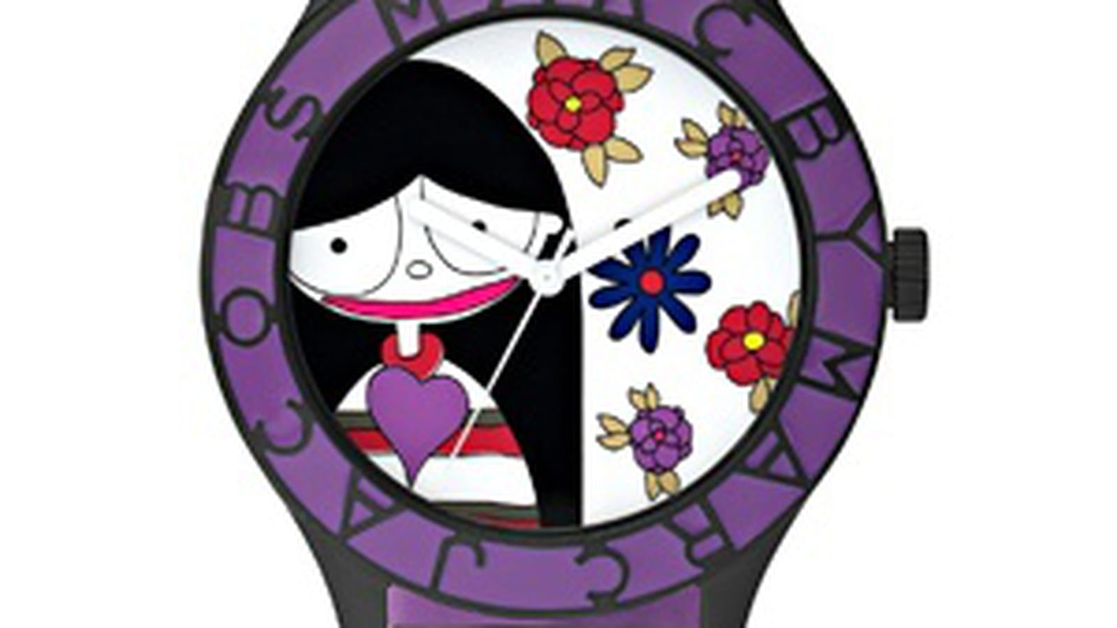 Montre violette de Marc By Marc Jacobs