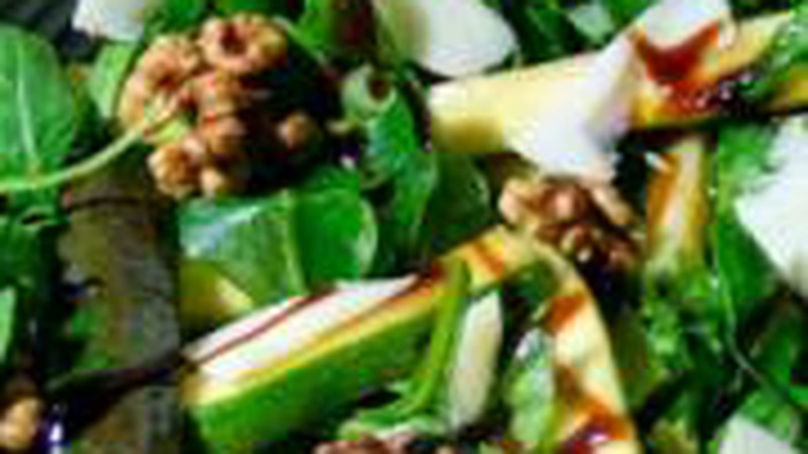 Courgettes marinées en salade