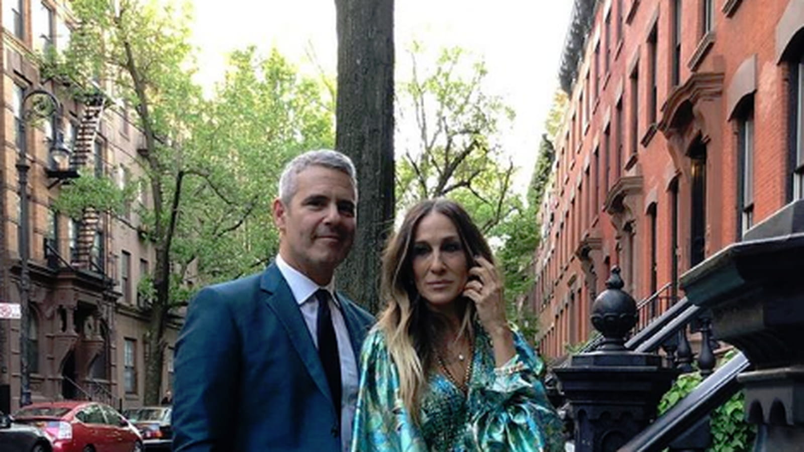 Sarah Jessica Parker et Andy Cohen 