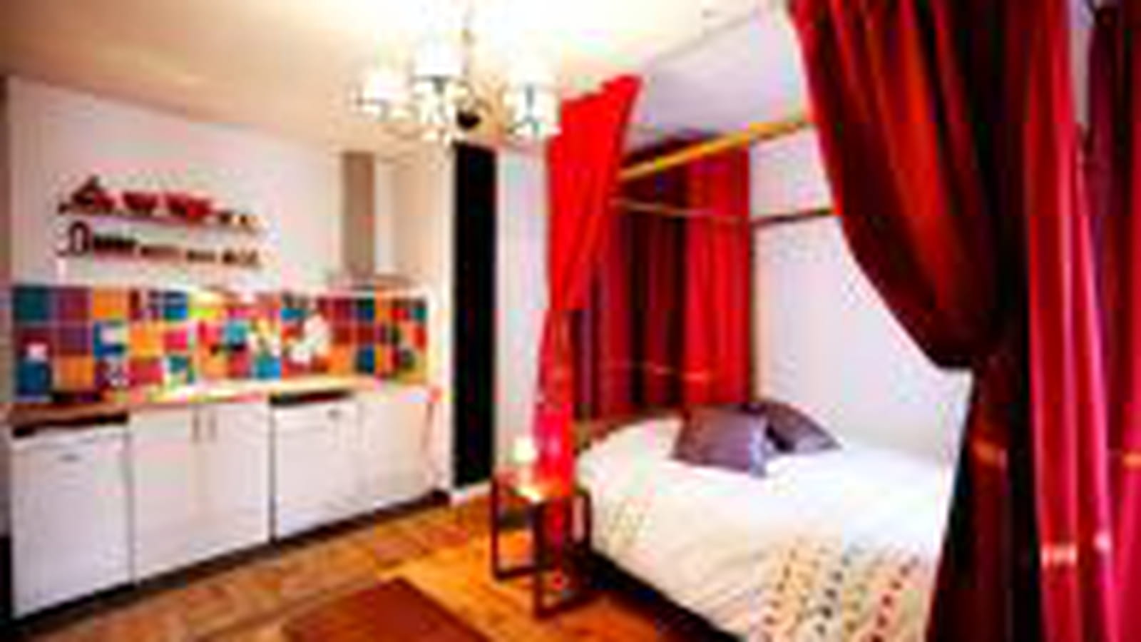 Coin cuisine et chambre