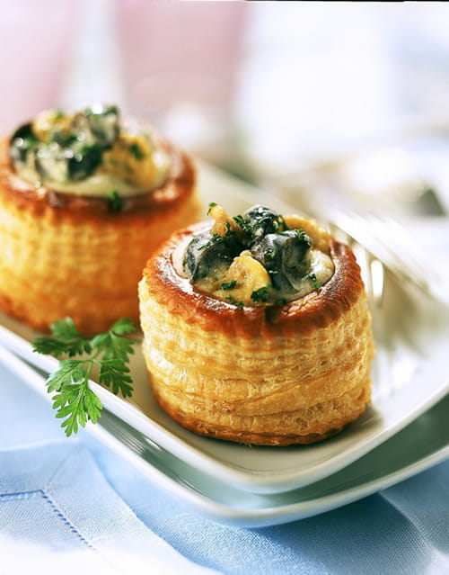 Vol au Vent d’escargot au Riesling