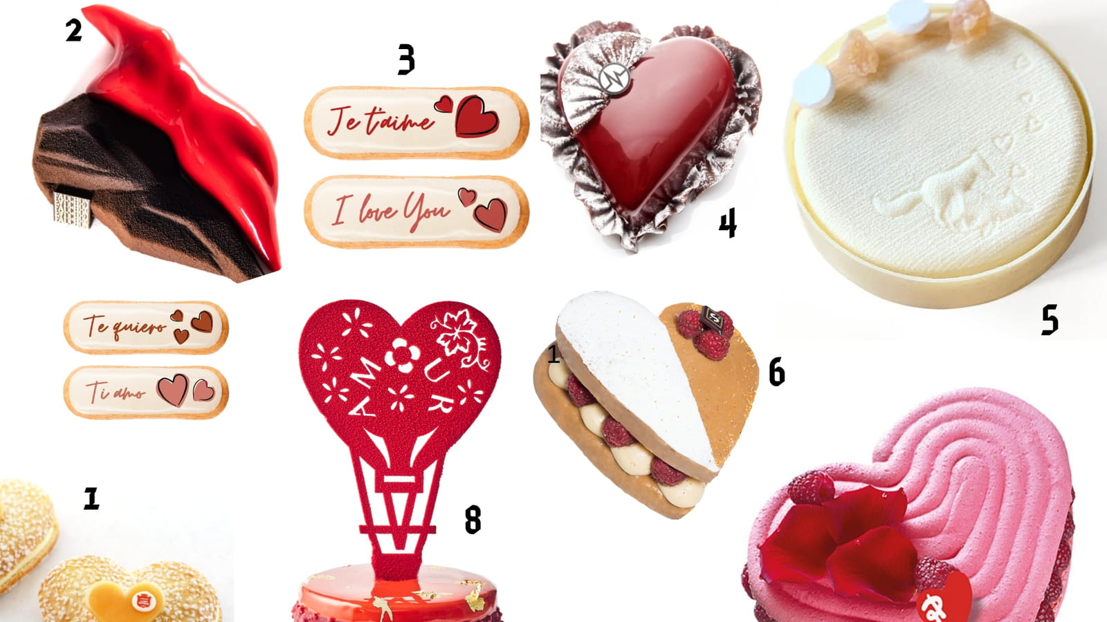 Les desserts de chef pâtissier