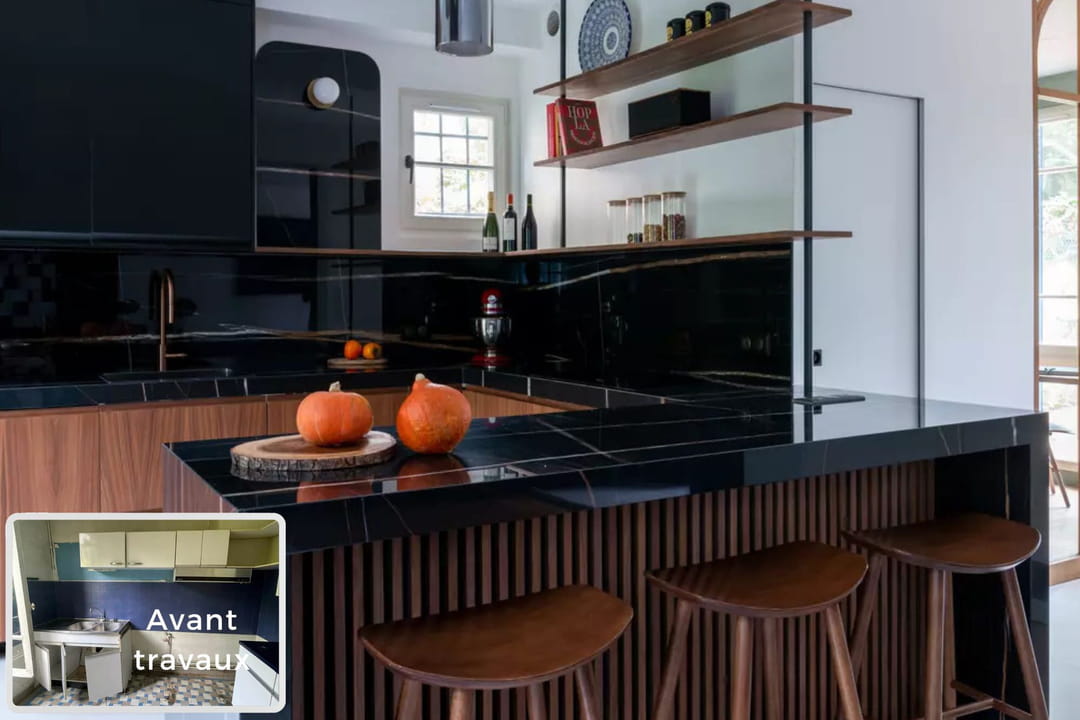 this dilapidated house has been renovated while retaining its charm