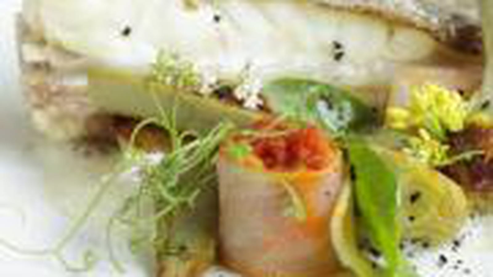 Pavé de turbot, artichauts barigoule et soubressade de Jean-François Pantaleon