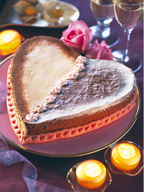 Gâteau tendre des amoureux