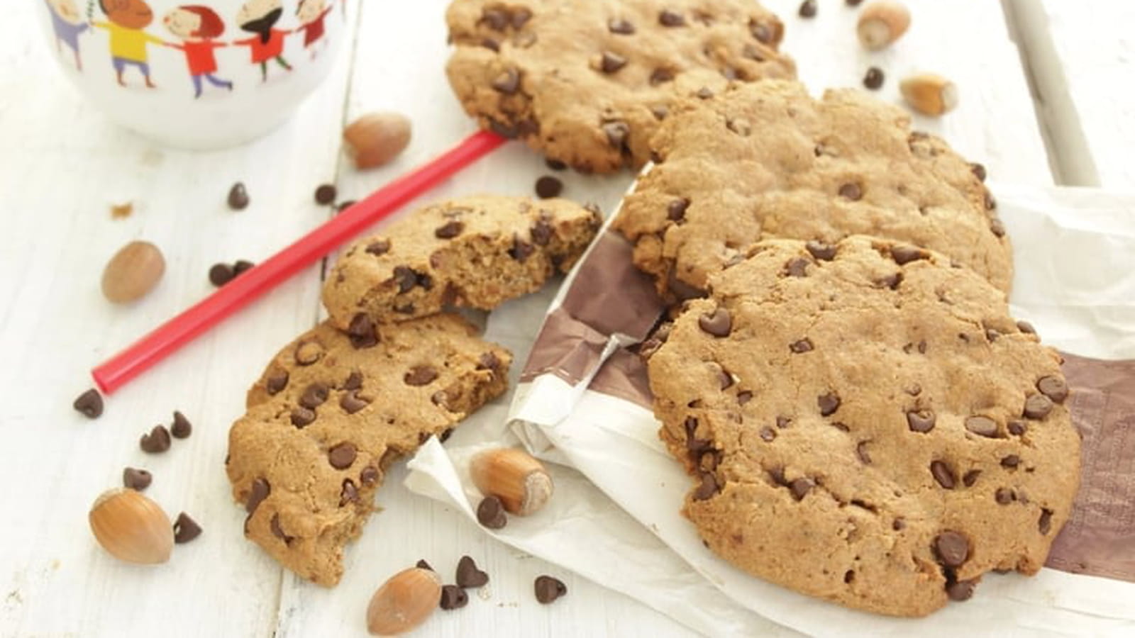 Cookies au chocolat, noisette sans beurre