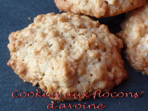 Cookies aux flocons d'avoine natures