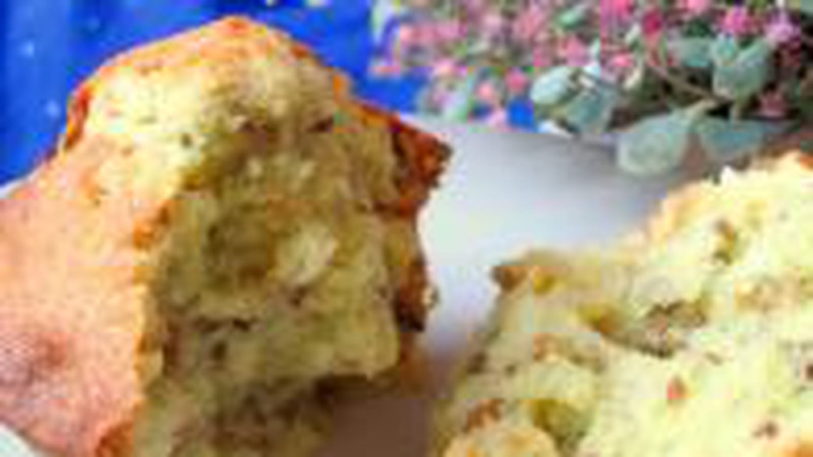 Muffins pistache-choco blanc
