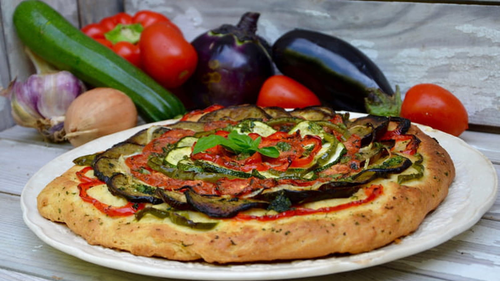 Tarte aux légumes d'été