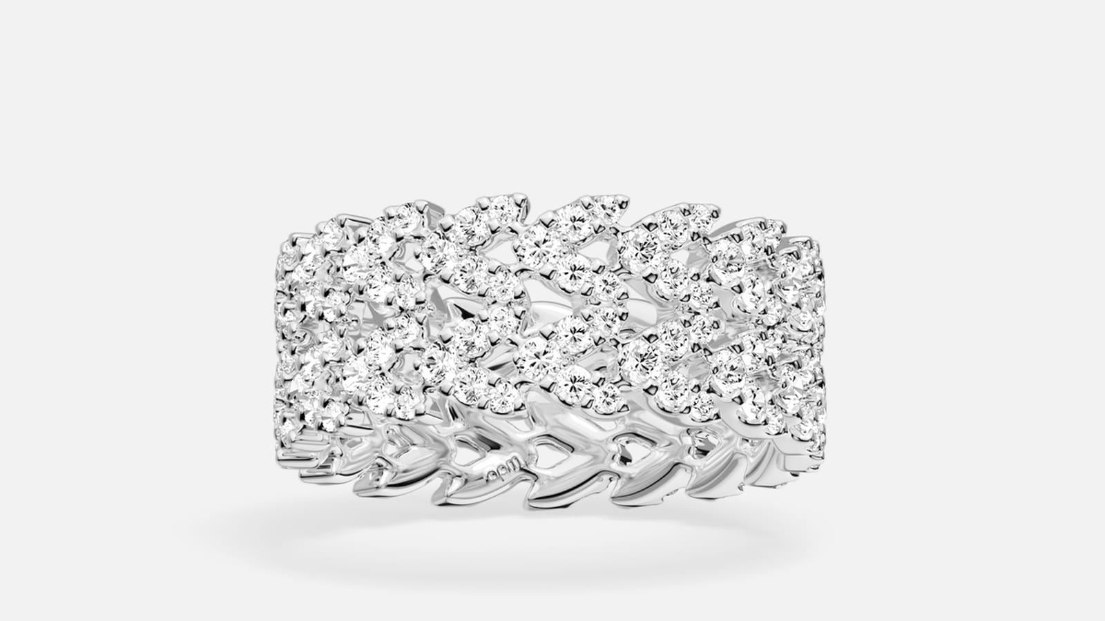 Bague Couture double