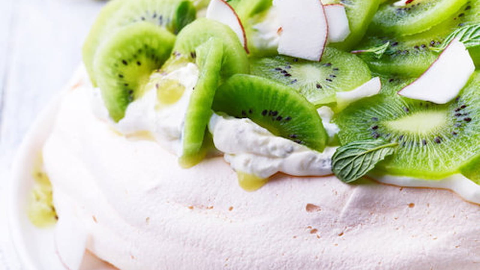 Pavlova au kiwi de l'Adour