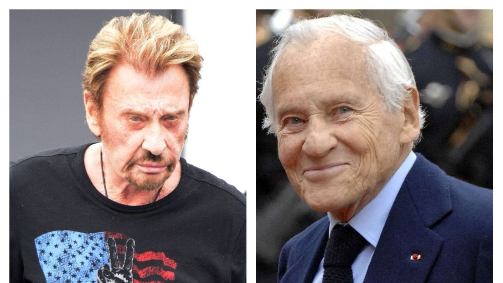 Johnny Hallyday et Jean d’Ormesson