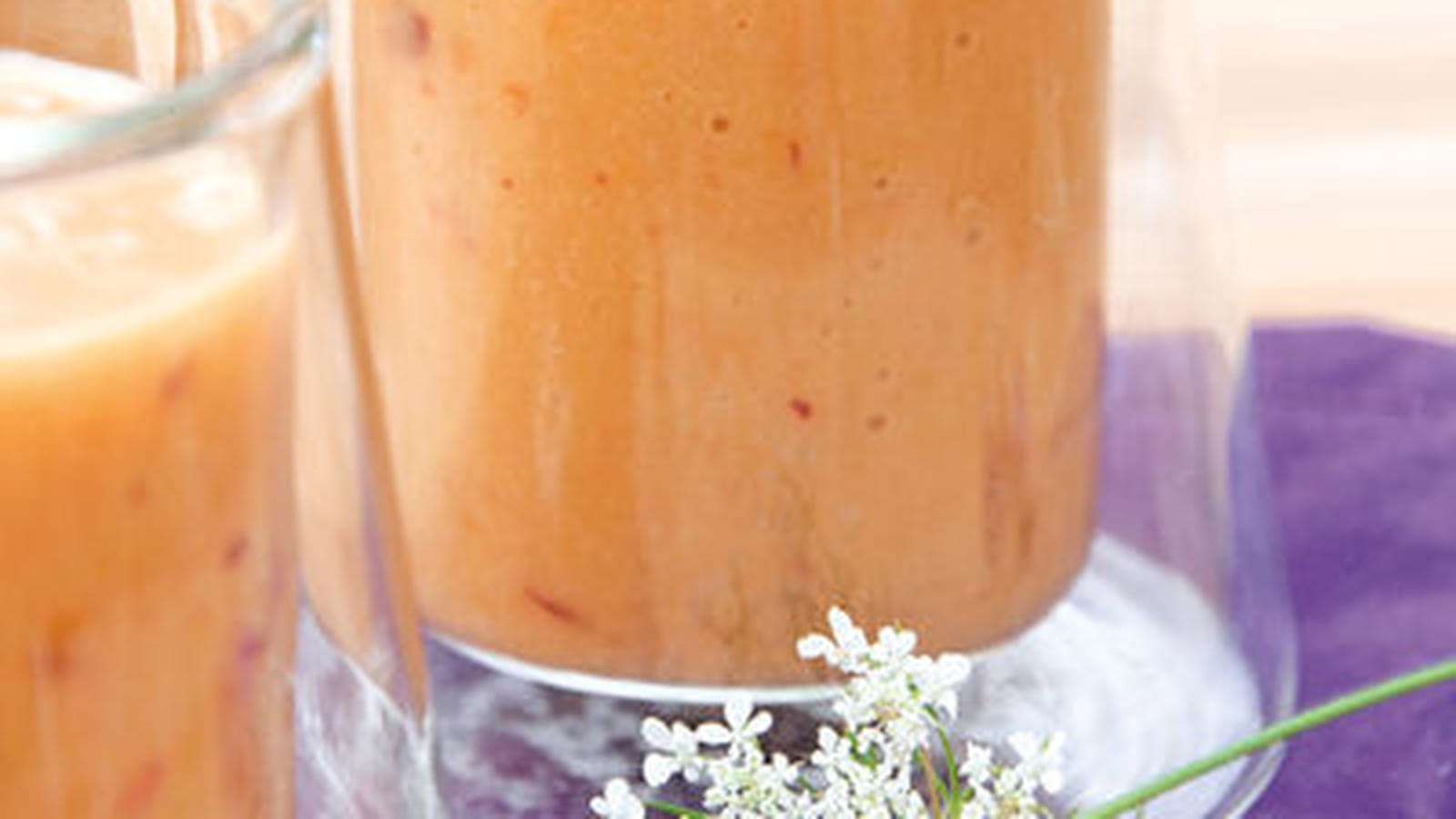 Milkshake abricot-pêche