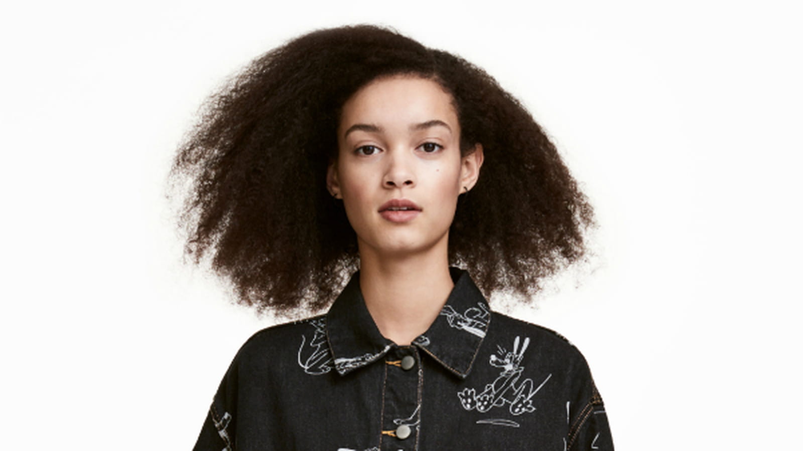 Veste en jean décalée