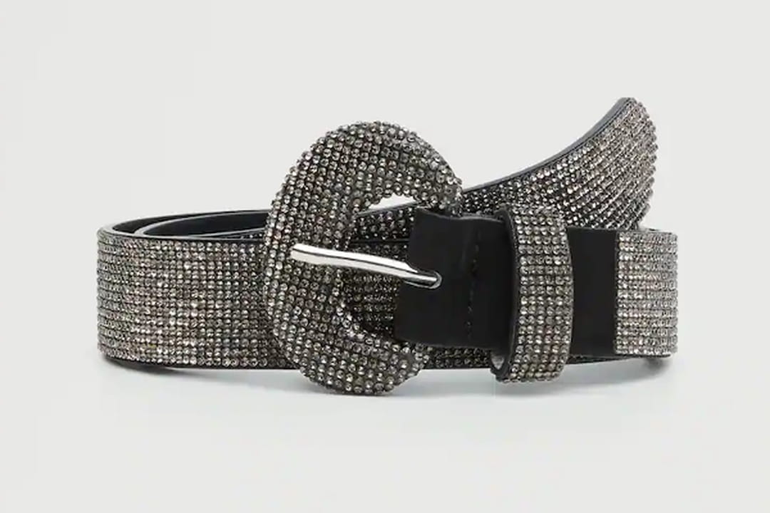 Ceinture en Strass Bleu Étincelant main image 0