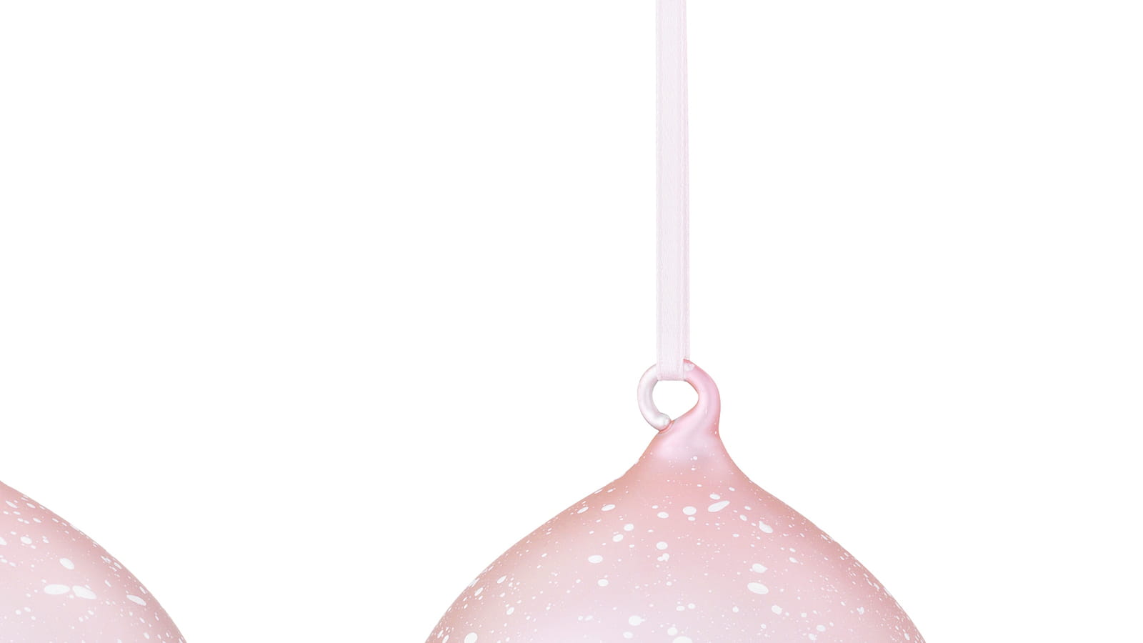 Boule de Noël verre laqué IKEA