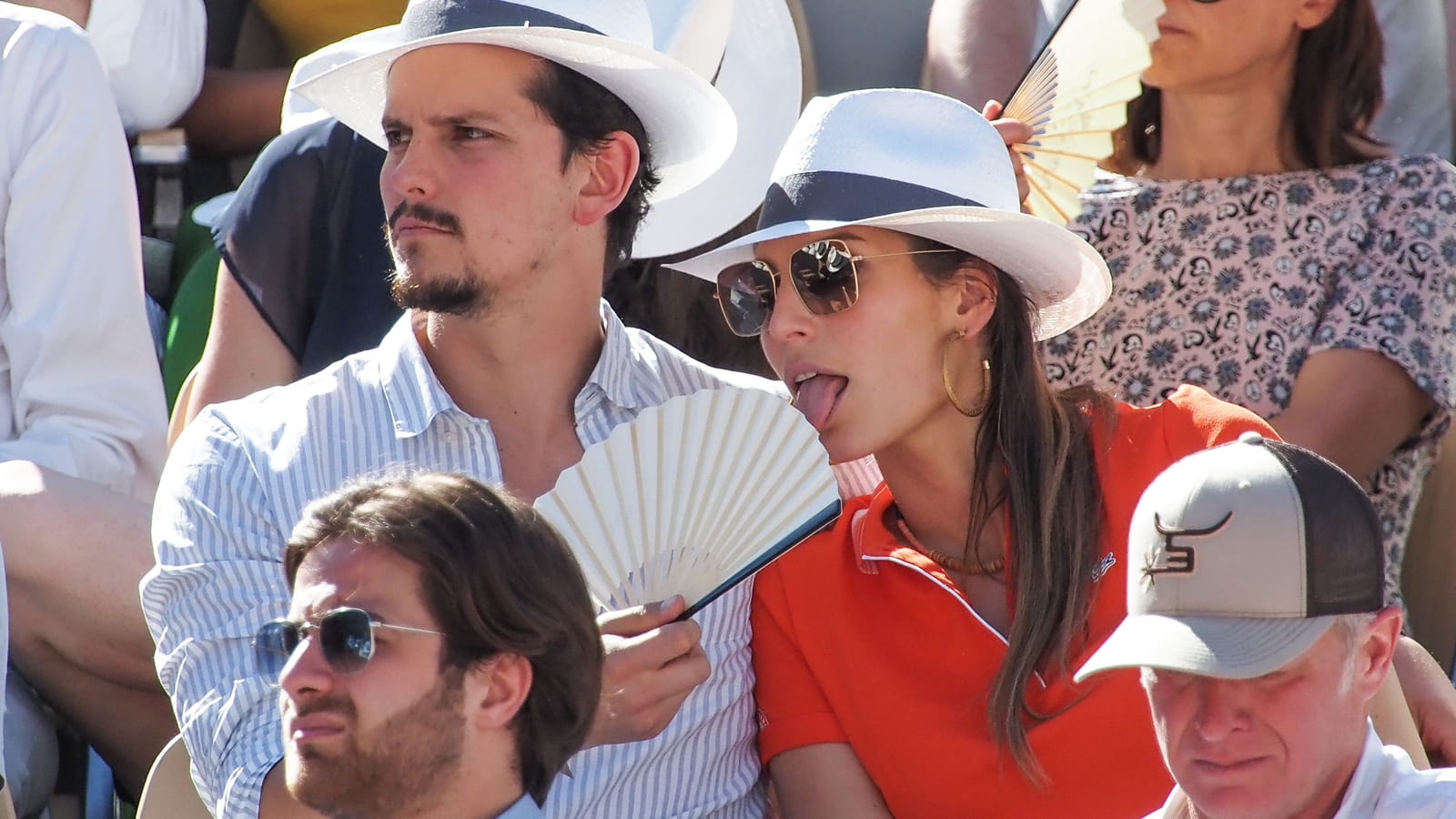 Juan Aberlaez et Laury Thilleman