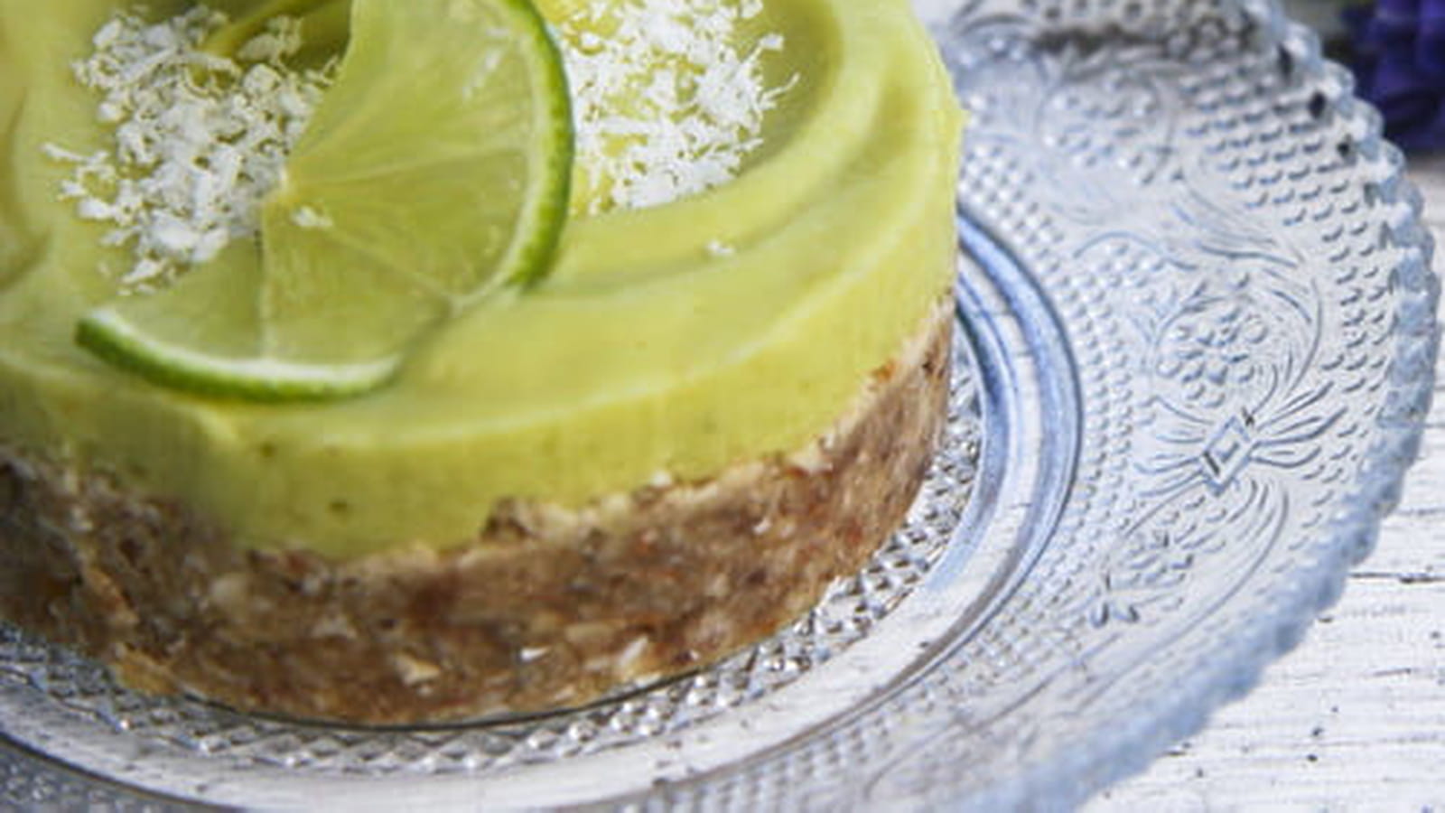 Tartelette crue à l'avocat et au citron vert