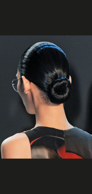 Le chignon bas
