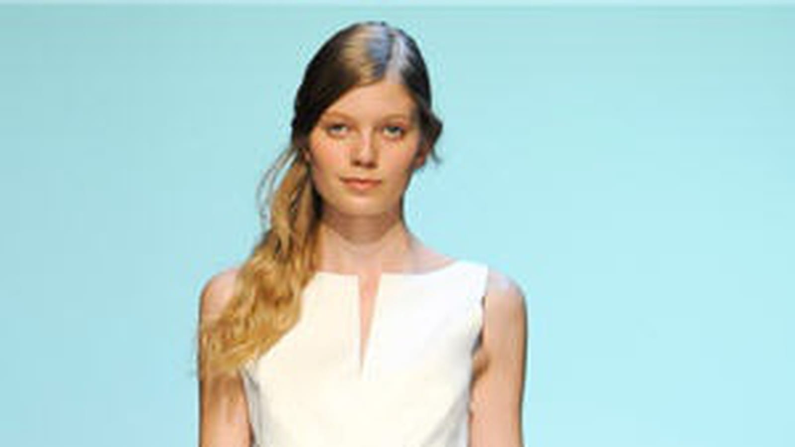Robe cuir et coton de Tara Jarmon