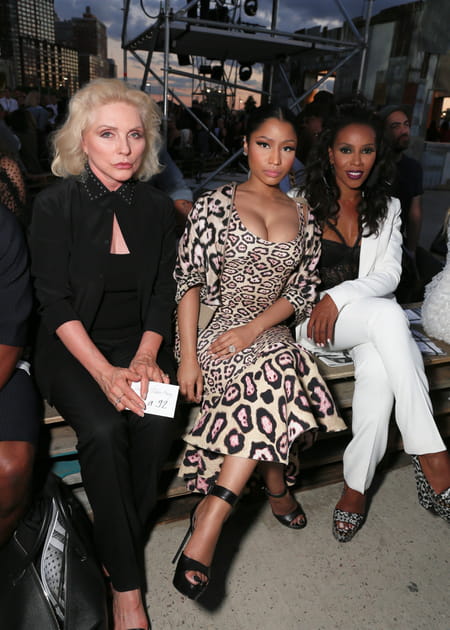 Debbie Harry, Nicki Minaj et June Ambrose au d&eacute;fil&eacute; Givenchy