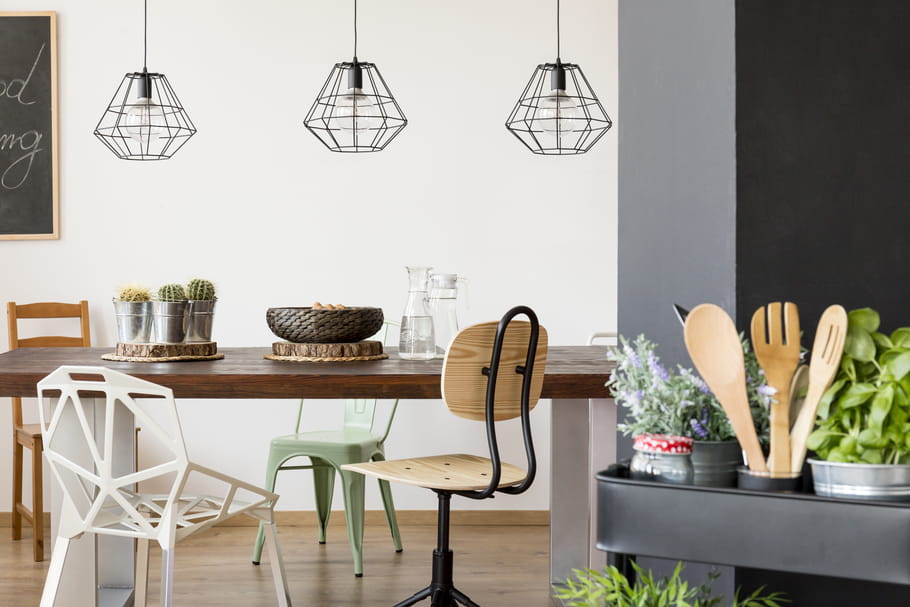 Quelle suspension au-dessus de la table à manger ?
