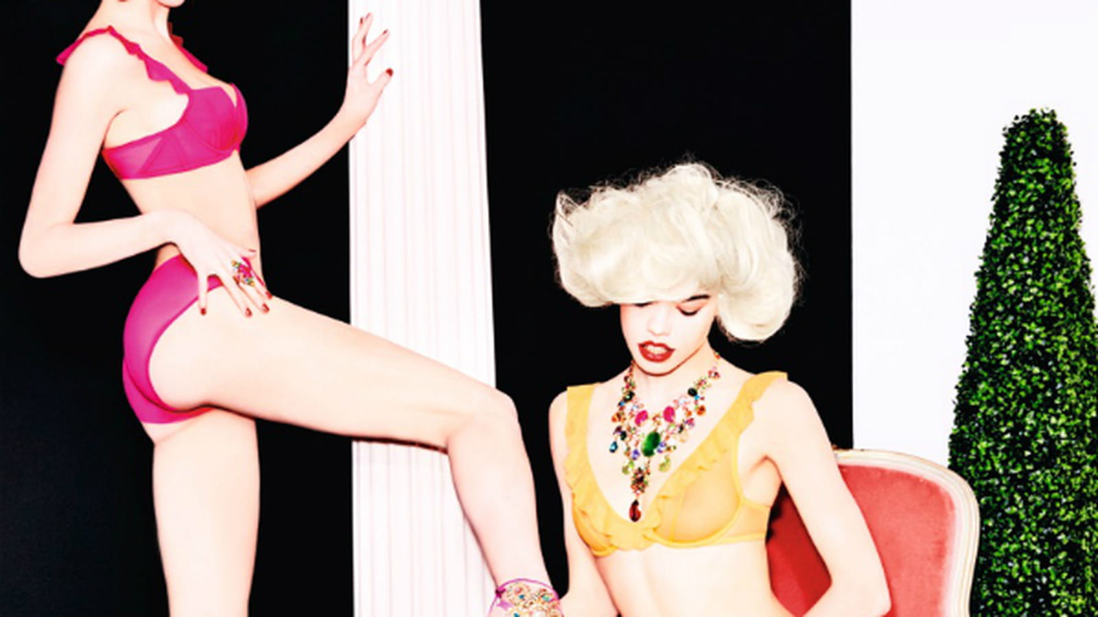La lingerie nous en fait voir de toutes les couleurs !