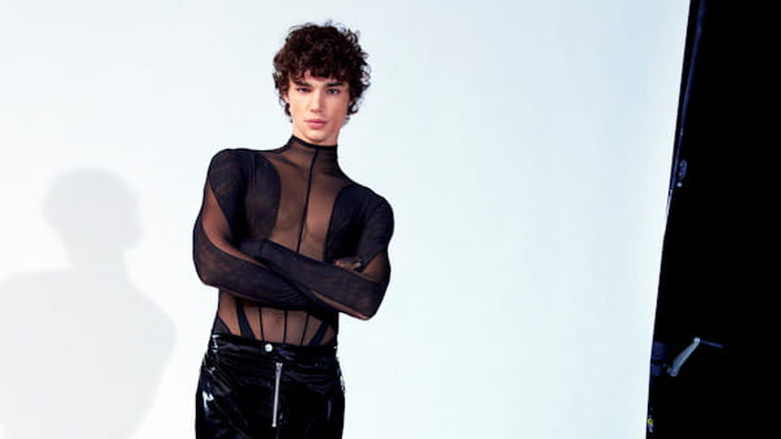 Body à découpe et pantalon en vinyle Mugler H&M