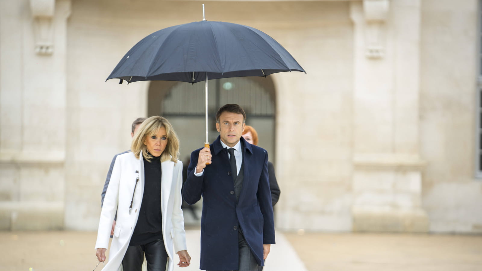 Brigitte et Emmanuel Macron