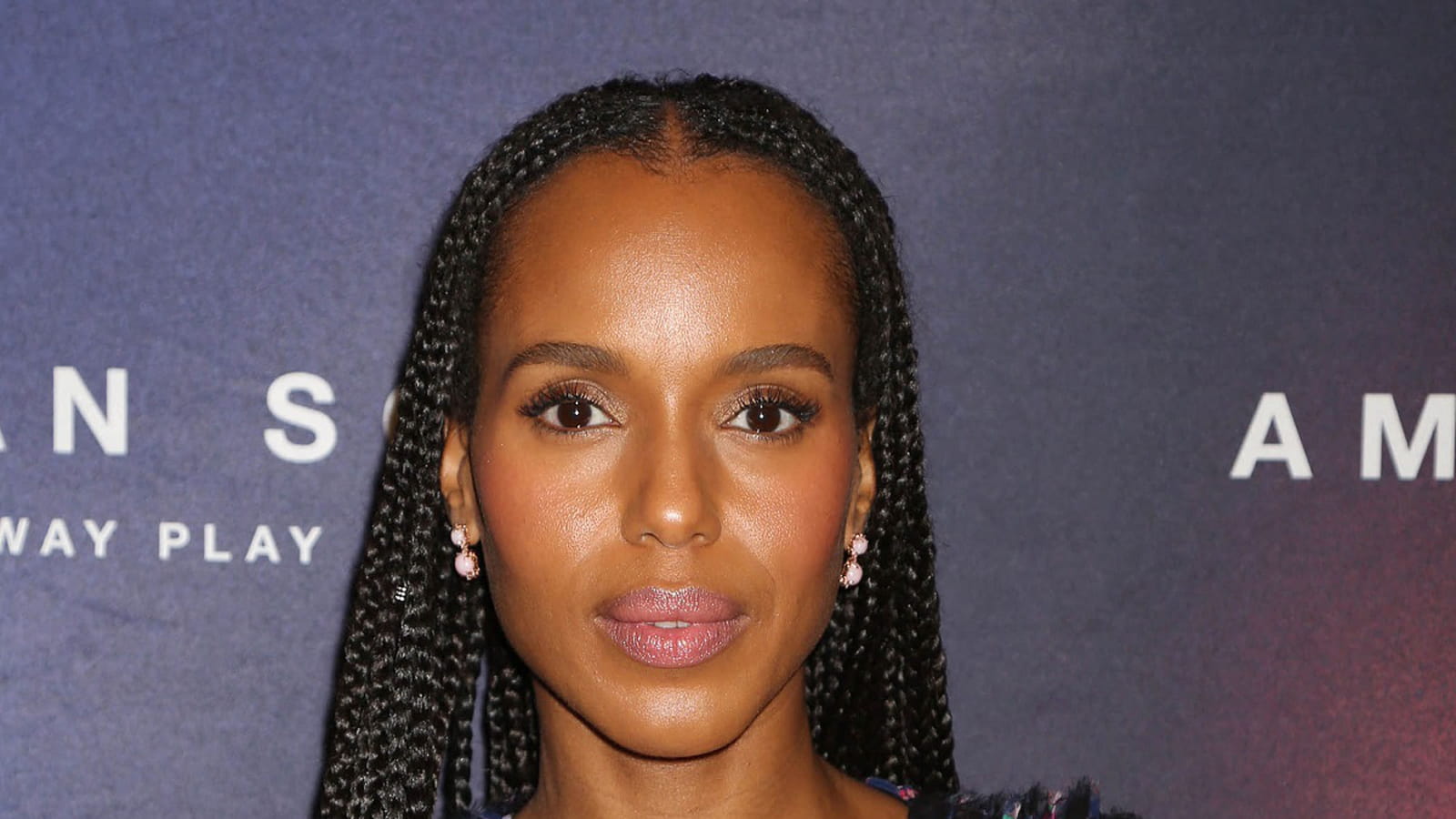 Kerry Washington, cheveux longs
