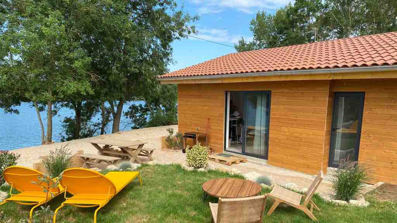Chalet au bord de leau 