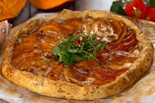 Tarte comme une rustique au potimarron, ricotta et scarmoza fumée : Etape 4