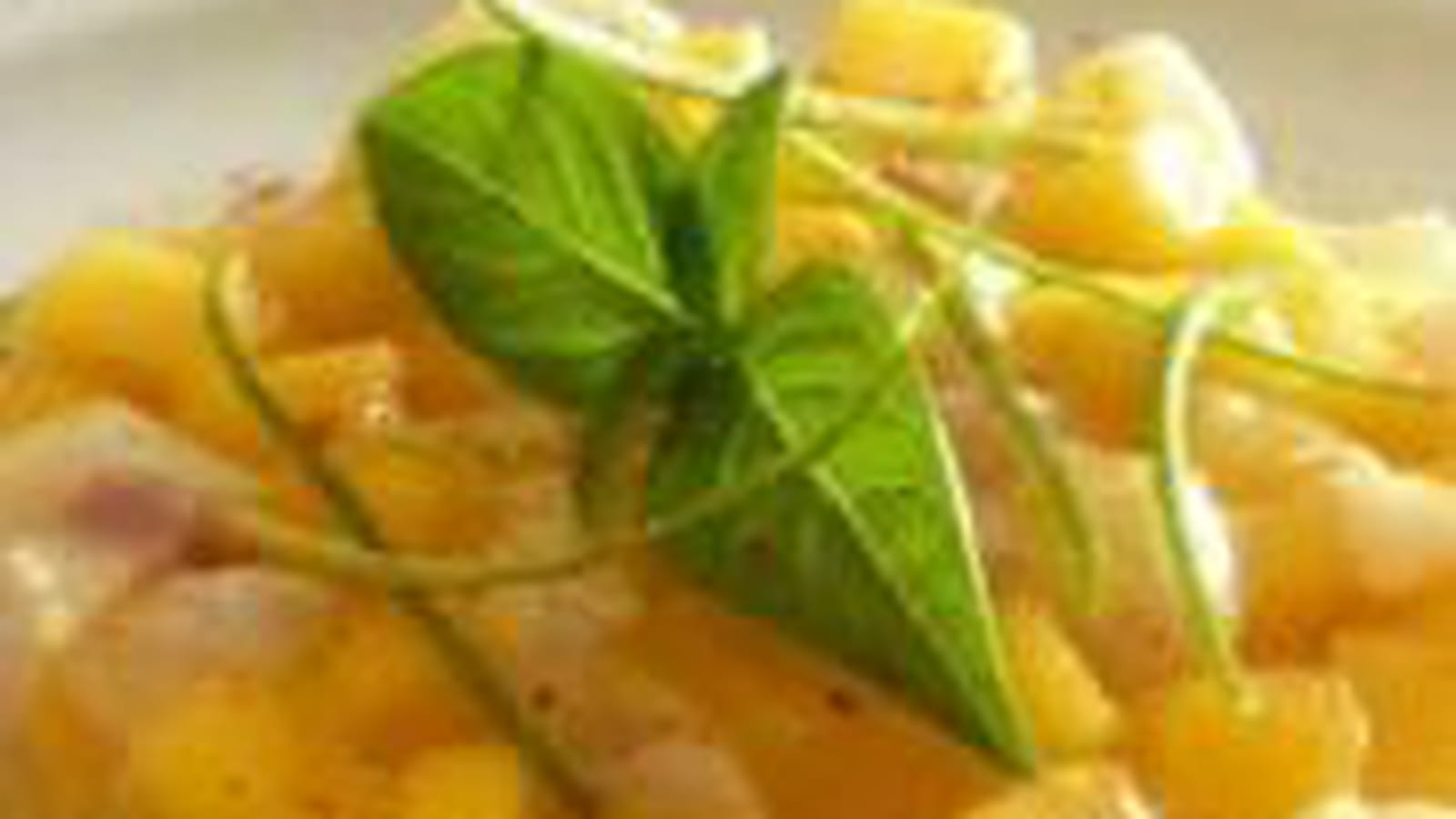Tartare de daurade, mangue